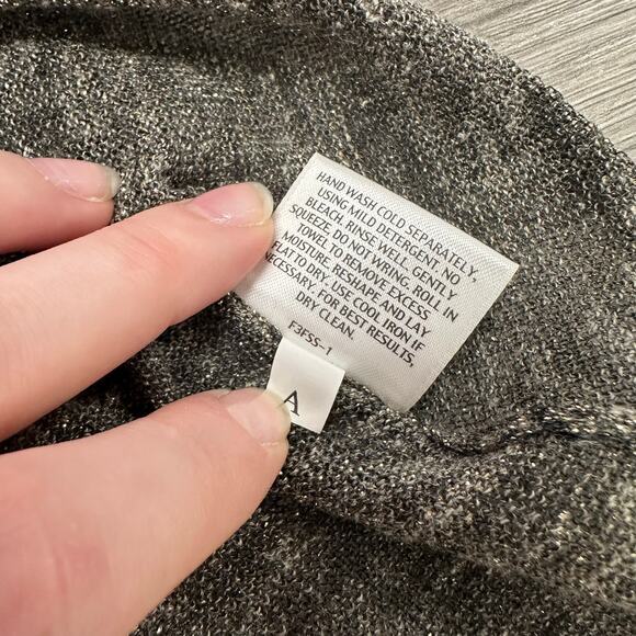 Eileen Fisher Metallic Gold Shimmer Womens S Linen Blend Summer Jazzy Tank Top - Picture 9 of 10